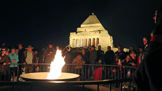 Dawn Services are being held across the country for Anzac Day. Picture: AAP Image/David Crosling