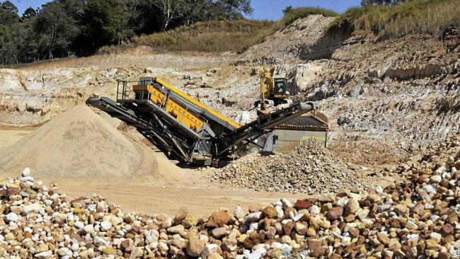 A new quarry at Scotchy Pocket is getting ready to open. Picture: Cathy Adams