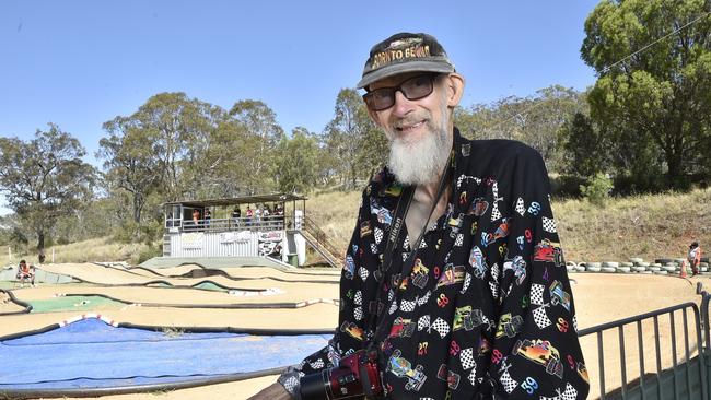 Keen photographer, Robert Brown enjoys capturing the action at the off-road remote control racing group first meeting for 2018 at the Toowoomba Showgrounds. January 2018