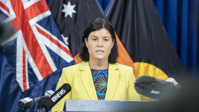 NT Chief Minister Natasha Fyles has maintained the government has no plans to legislate euthanasia before the next election, which will be in August 2024. Picture: Liam Mendes / The Australian