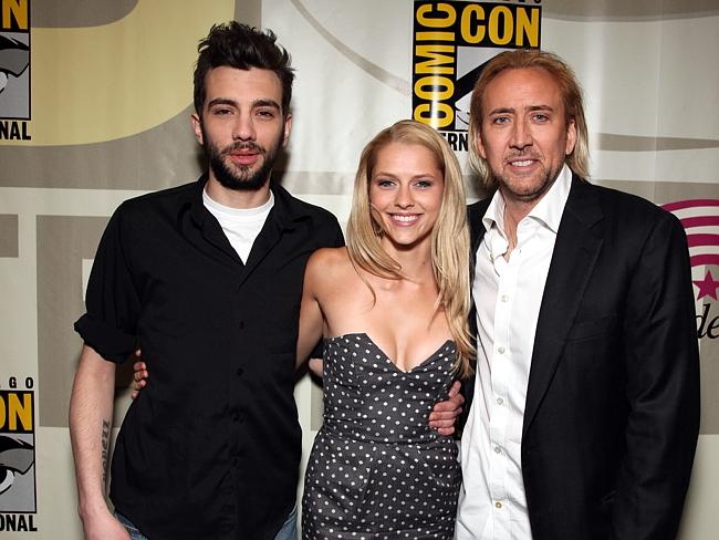 Nicolas Cage hung out with Australia’s own Teresa Palmer to promote “The Sorcerer's Apprentice”. 