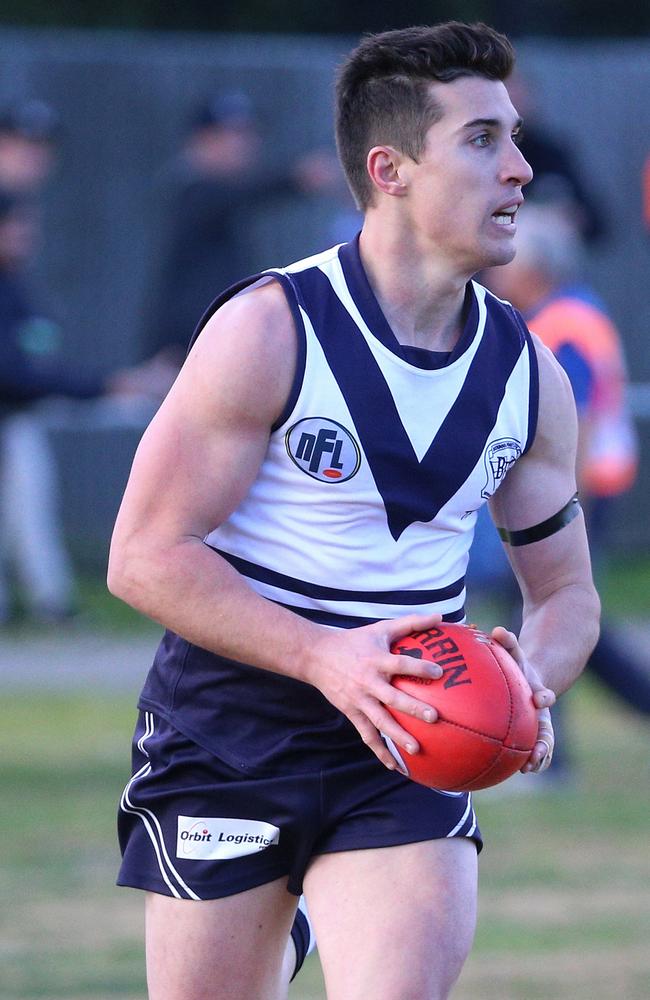 Nathan Thomas played one of his best games for Bundoora against West Preston-Lakeside in Round 12.