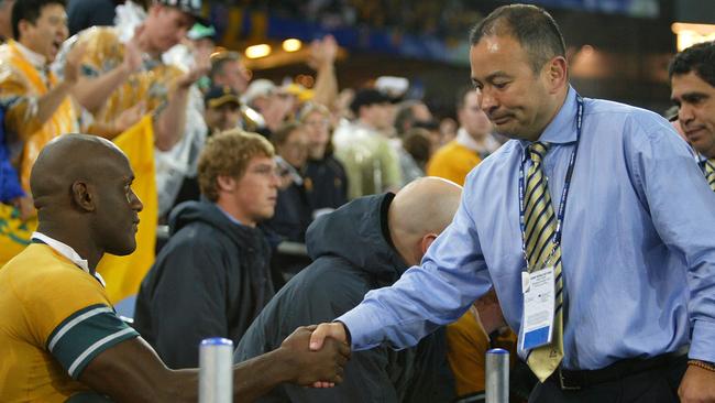 Eddie Jones is a coach with a proven record at World Cups. (Photo by Nick Laham/Getty Images)