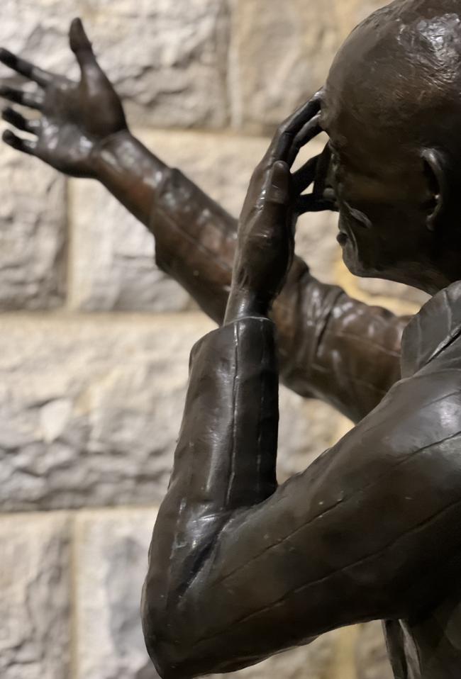 One of the The Fountain of Tears sculptures in Israel by Canadian artist Rick Wienecke. Photo: Mark Furler