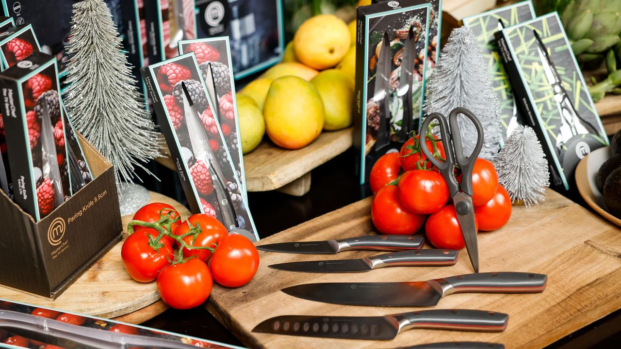 Coles has brought back its Christmas MasterChef knife freebie. Picture: Hanna Lassen/Getty Images for Coles.