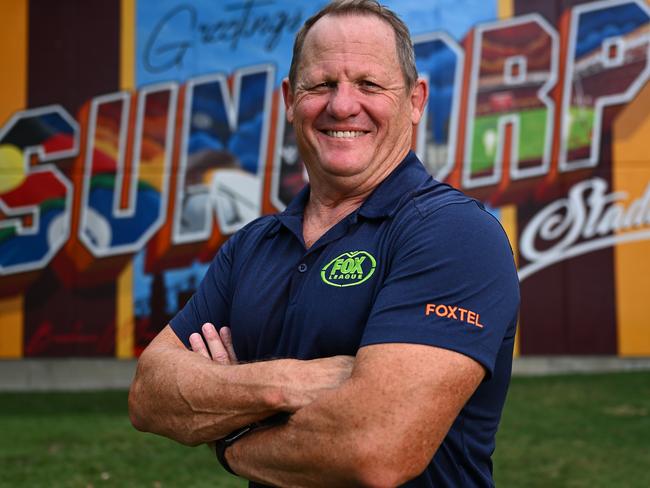 BRISBANE, AUSTRALIA - FEBRUARY 04: Kevin Walters poses for a portrait at Suncorp Stadium on February 04, 2025 in Brisbane, Australia. (Photo by Albert Perez/Getty Images for Fox Sports)