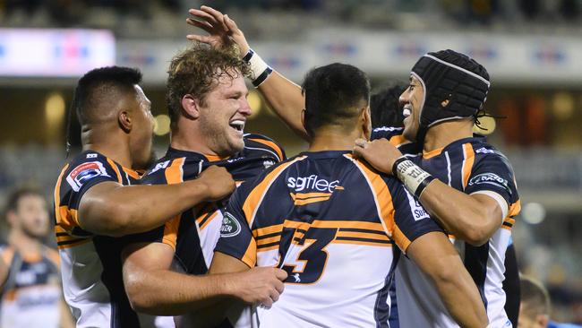 Slipper is a new man playing at the Brumbies. Picture: AAP Image/Rohan Thomson