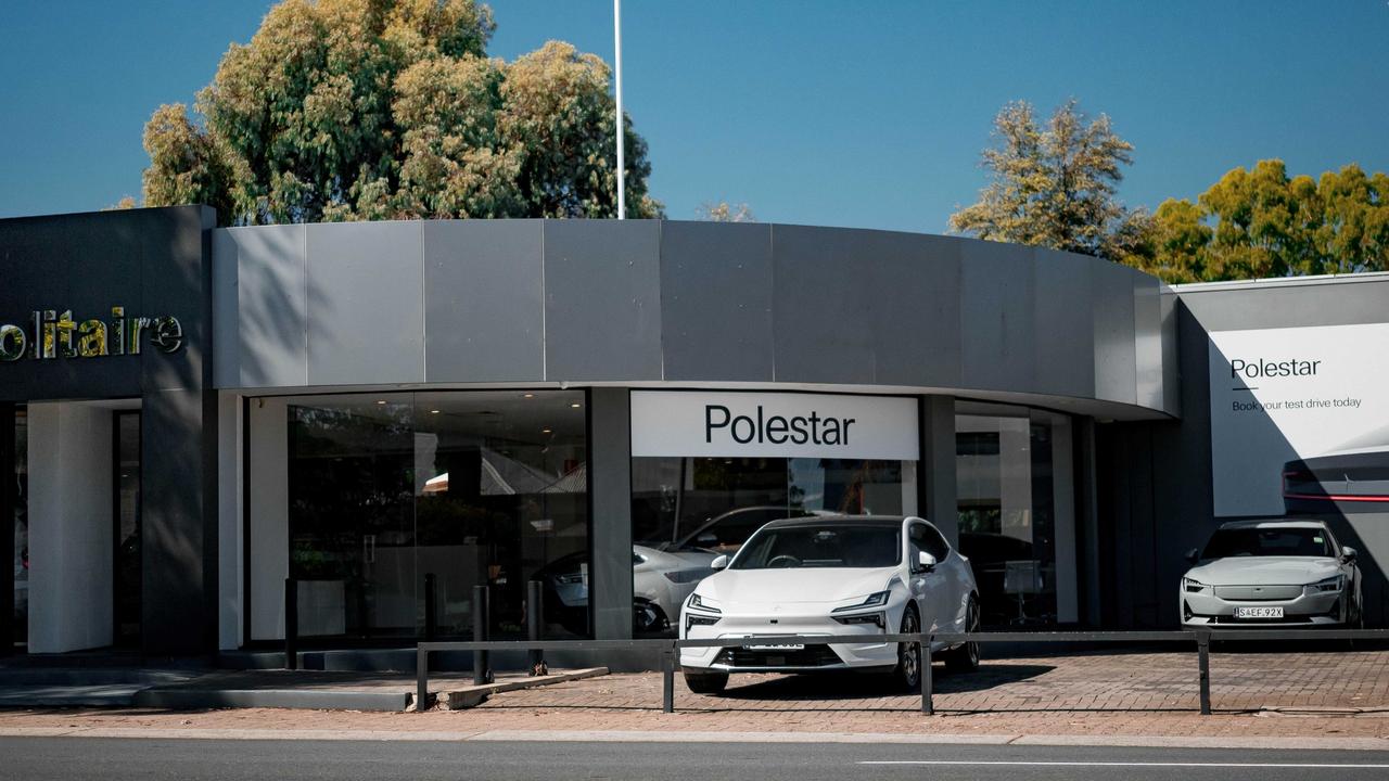 The new Polestar retail presence on Glen Osmond Rd.