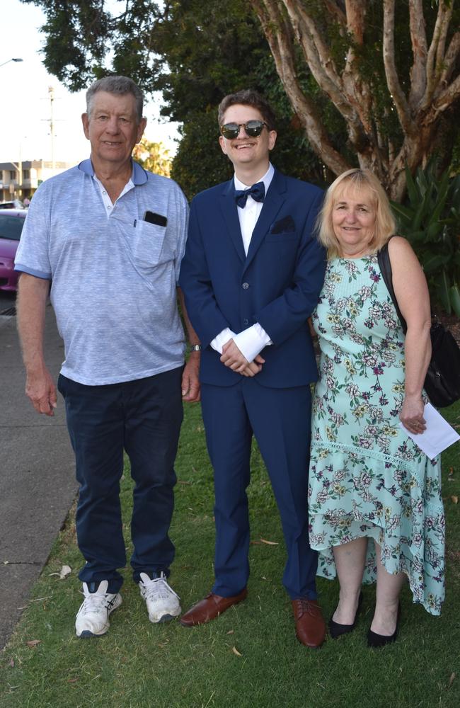 Graham, Ben and Trish at the Maleny State High School formal on November 16, 2022. Picture: Sam Turner