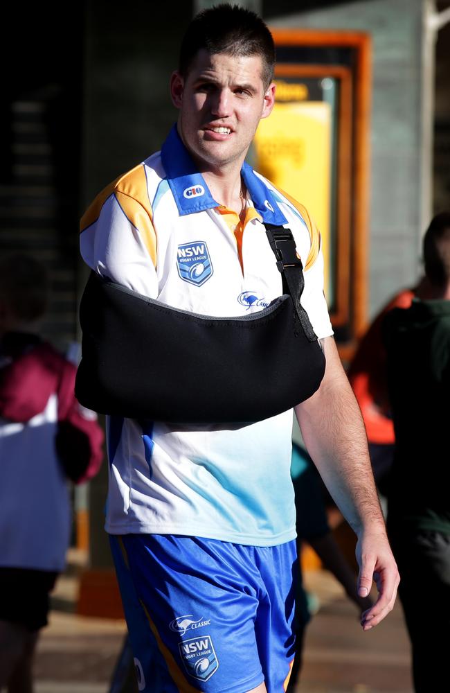 Simon Dwyer at an autograph session in Dubbo.