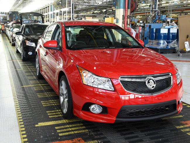 The 100,000th Holden Cruze, made in November 2014. Picture: Supplied.