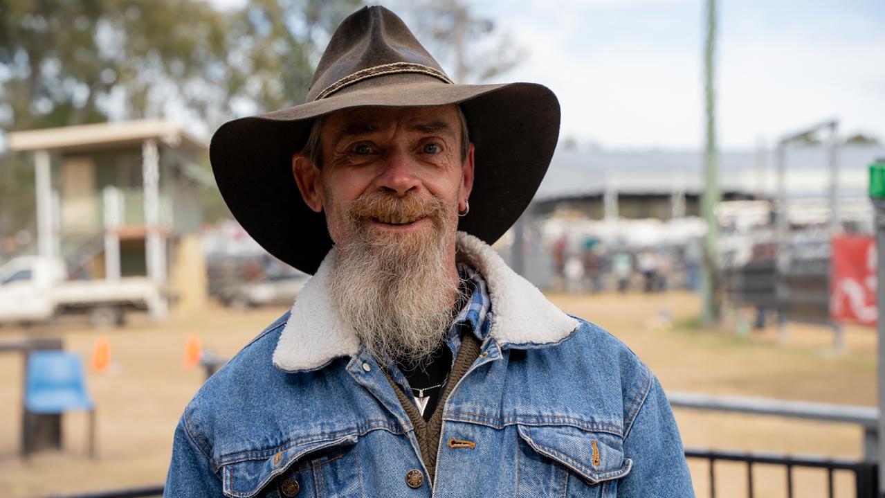 President of the organising committee Tim Archer at the Sunday horse events of the Kilkivan Great Horse Ride. Sunday, July 2, 2023. Picture: Christine Schindler