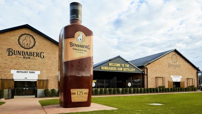 The Bundaberg Rum Distillery which won the coveted tourist attraction award, is a must-do for all road trippers. Photo: Bundaberg Rum