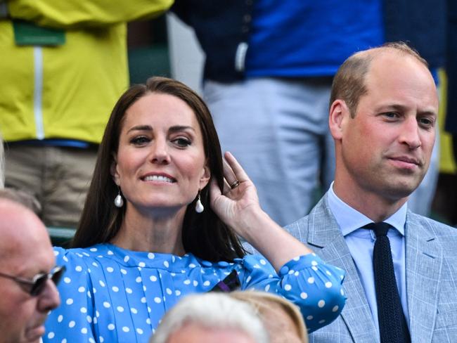 Kate and William will enter the US around the same time Meghan and Harry’s Netflix reality TV show drops. Picture: Glyn KIRK/AFP