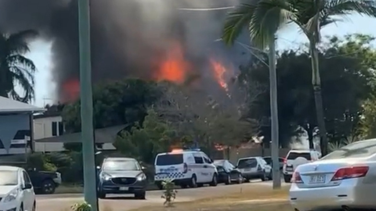 VIDEO: Three occupants escape Townsville house blaze