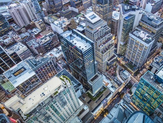 Downtown Sydney at dusk. Istock