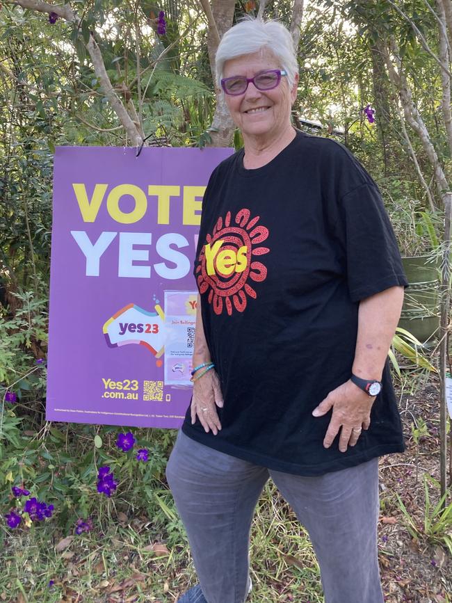 Bellingen Shire for Yes spokesperson Chris Marks at the 2023 Voice referendum.