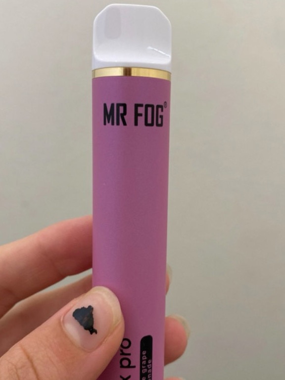 A vape allegedly purchased at a Gold Coast tobacco store last week.