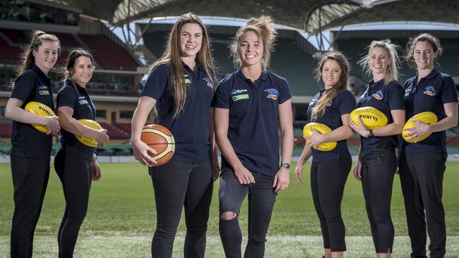 Afl Womens Draft Adelaide Team Made Up Of Athletes From Various Sports And Backgrounds