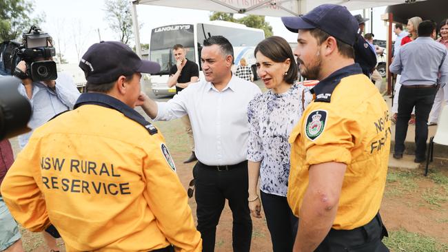 Barilaro has described Premier Gladys Berejiklian as an “incredible leader”. Picture: Dylan Robinson