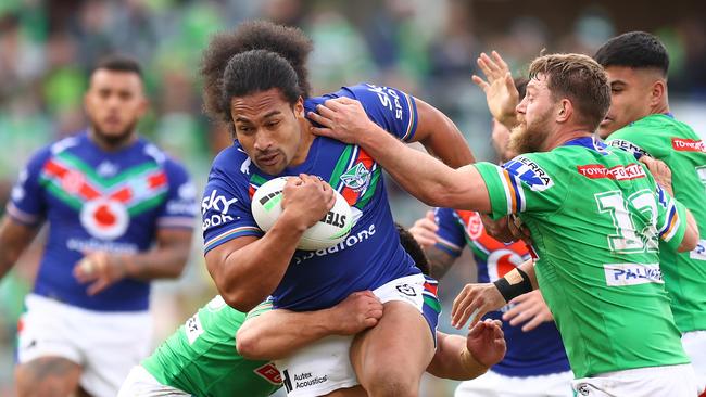 The Warriors have re-signed font rower Bunty Afoa on a two-year extension. Picture: Getty Images.