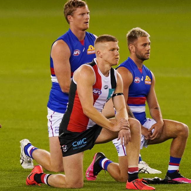 Dan Hannebery of the Saints. (AAP Image/Michael Dodge)