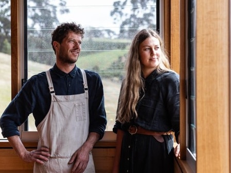 Van Bone head chef Timothy Hardy and restaurant manager Laura Stucken