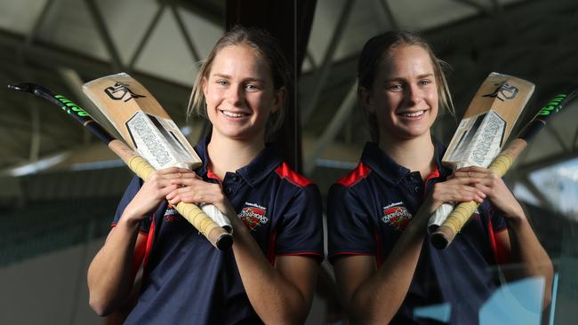 Emma de Broughe is not only a talented cricketer, but also hockey player. Picture: Tait Schmaal