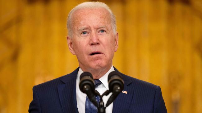 The Afghan withdrawal may be Joe Biden’s equivalent of Jimmy Carter’s chaotically failed military effort to rescue American hostages from Tehran in 1979. Picture: AFP