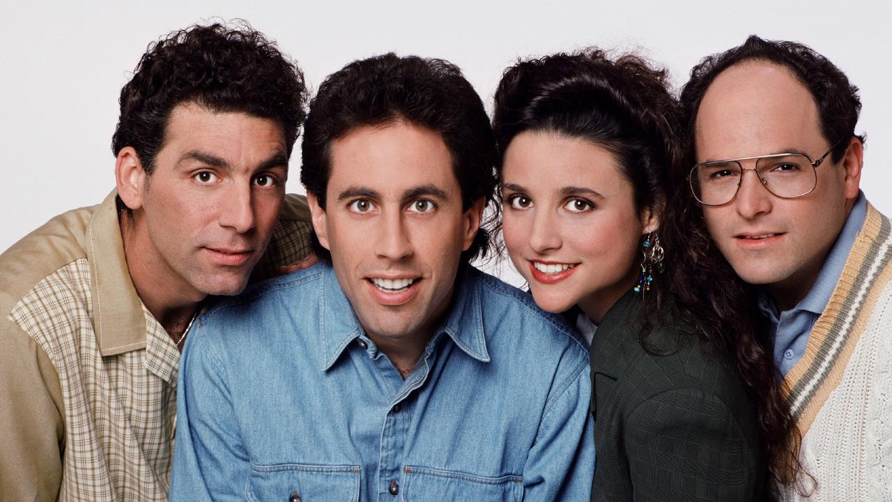 With Seinfeld co-stars Michael Richards, Julia Louis-Dreyfus and Jason Alexander.