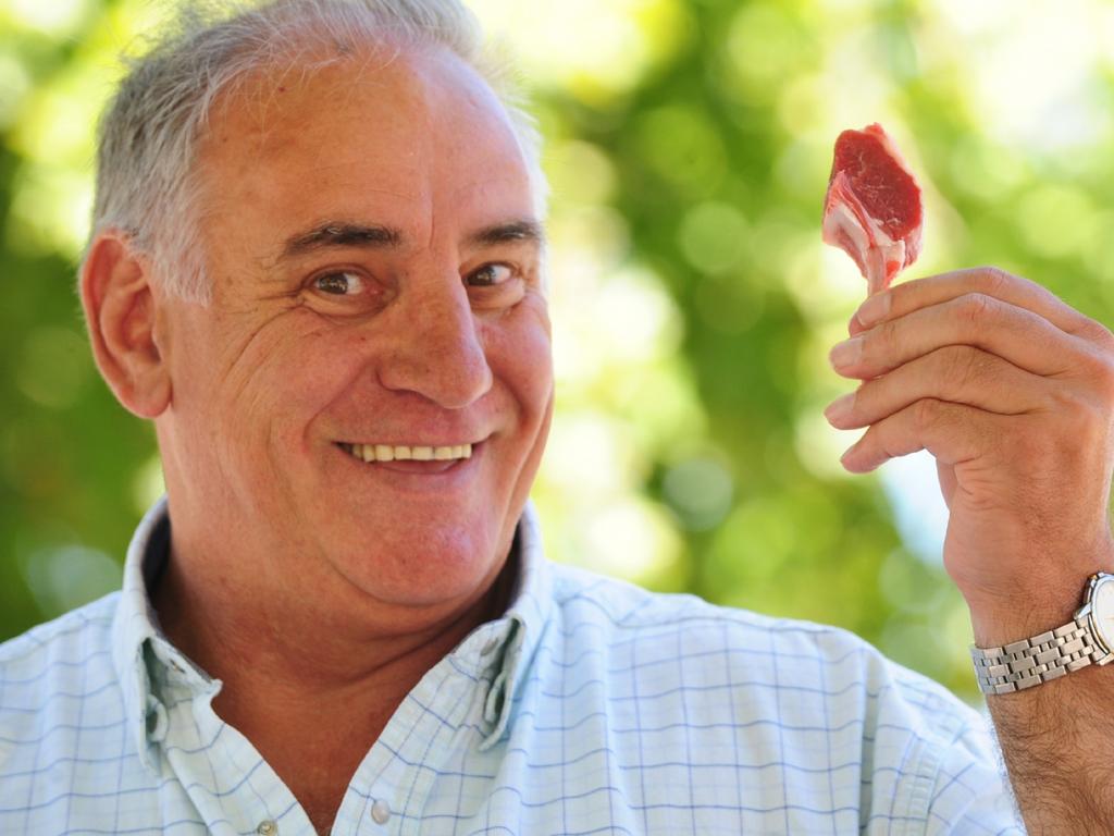 Sam Kekovich‘s lamb chops are out.