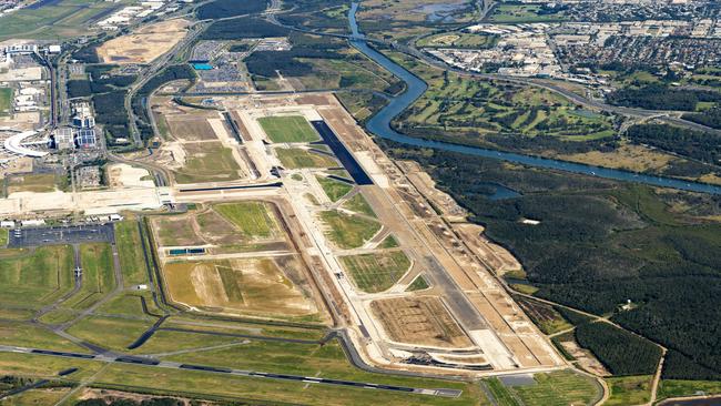 Brisbane’s new $1.3 billion runway is due to open in the middle of next year.