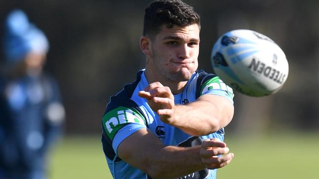 Nathan Cleary was handed another chance to prove himself at Origin level. Image: AAP Image/Darren England