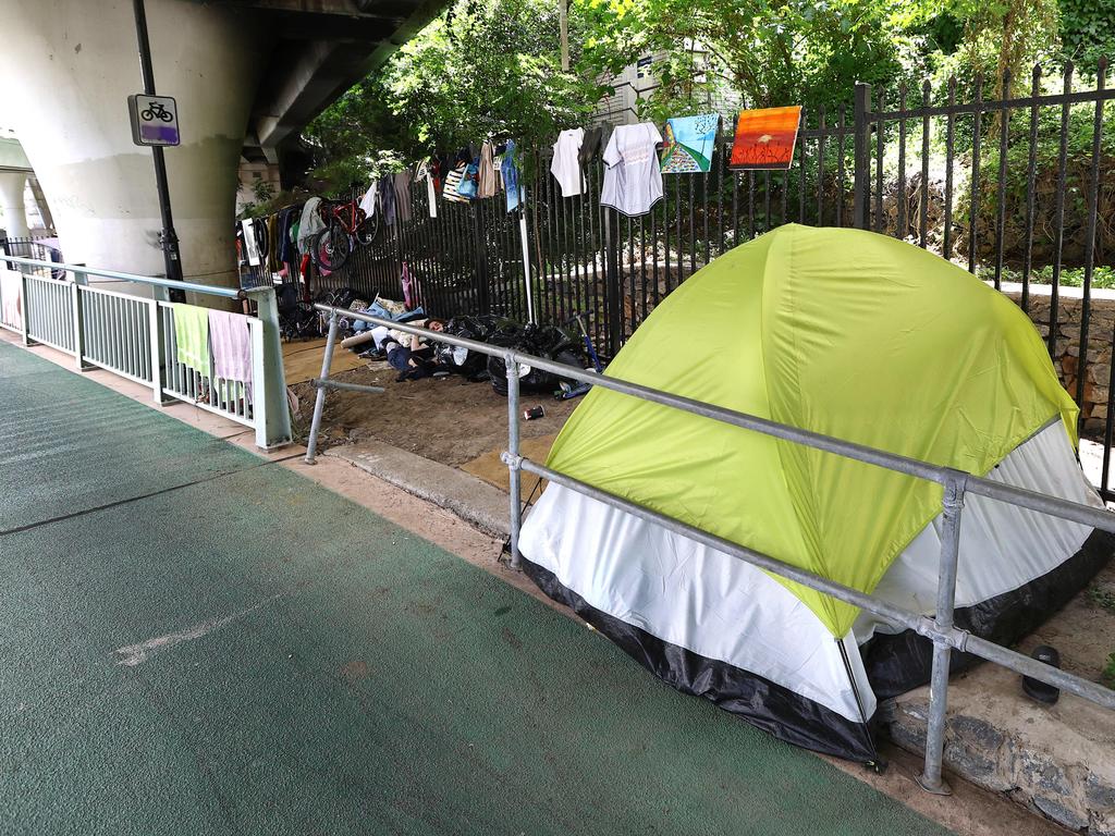 Homeless tent and rough living is occurring across SEQ.