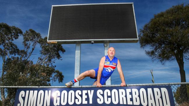 Mornington legend Simon Goosey. Picture: Colleen Petch.