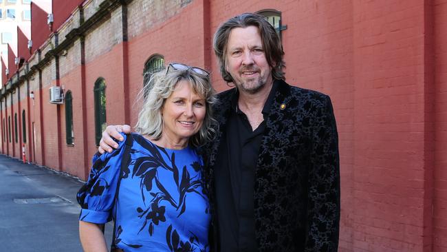 Acclaimed photographers Narelle Autio and Trent Parke outside the Powerhouse Museum in Sydney on Thursday, ahead of the launch of their first collaborative commission in five years. Picture: Britta Campion