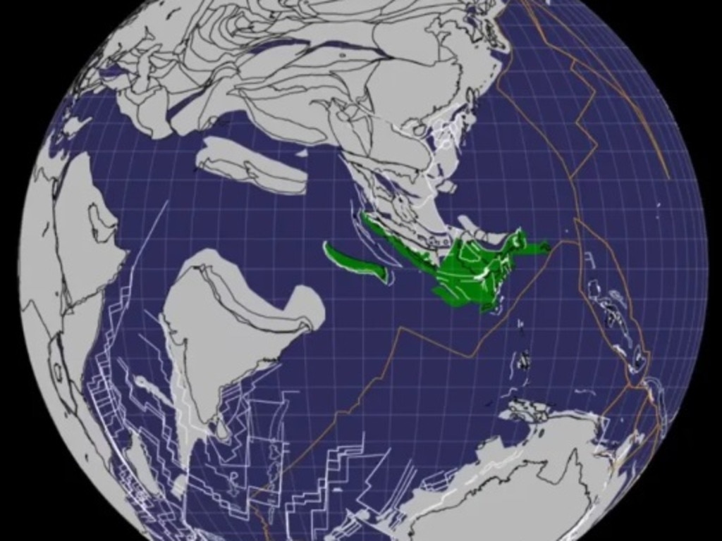 A lost piece of land that broke off and disappeared to the bottom of the ocean 155 million years ago has been located.