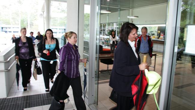 Council employees at the Nerang offices.