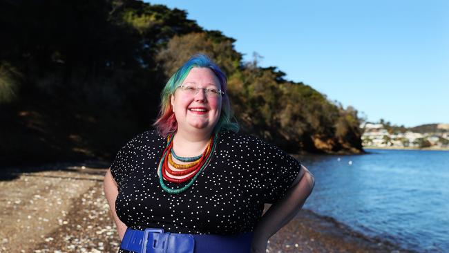 Ceara Rickard of Hobart who is terminally ill with cancer is moving back to Adelaide and helping with the latest voluntary assisted dying legislation set to go a vote in the SA parliament. Ceara was a big campaigner of Tasmania getting VAD legislation passed in 2021. Picture: Nikki Davis-Jones