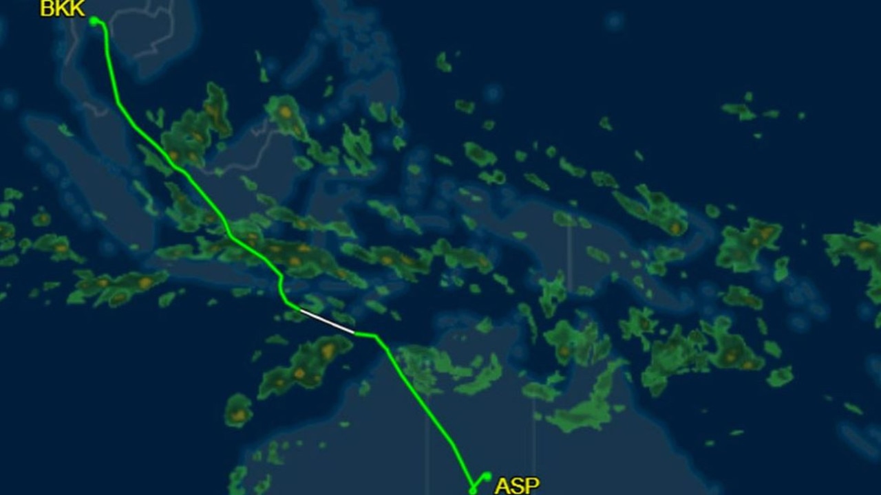 The stop over added more than eleven hours to the usually nine hour flight. Picture: Nine News