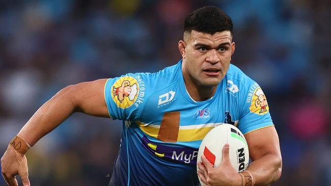 David Fifita is also staying put and has the potential to be the best edge forward in the NRL. Picture; Chris Hyde/Getty Images