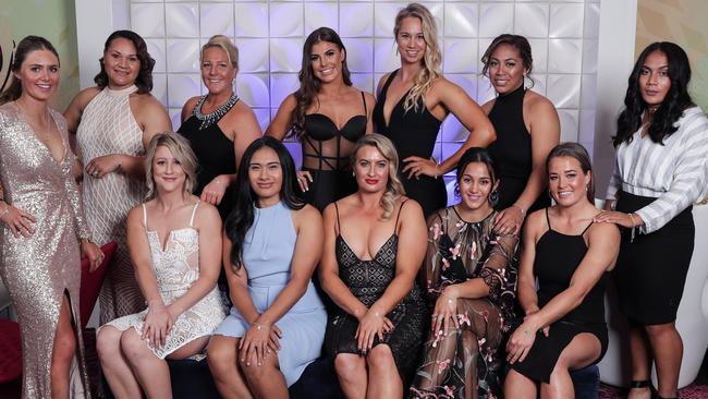 The NSW women’s team at the 2017 Brad Fittler Medal Awards. Pic: Gregg Porteous