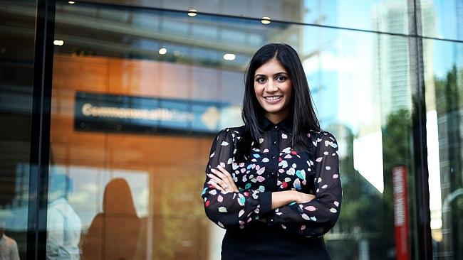 Leena Thomas, 22, is reaping the benefits of doing a 10-week internship at the Commonwealth Bank in Sydney. She is now employed 