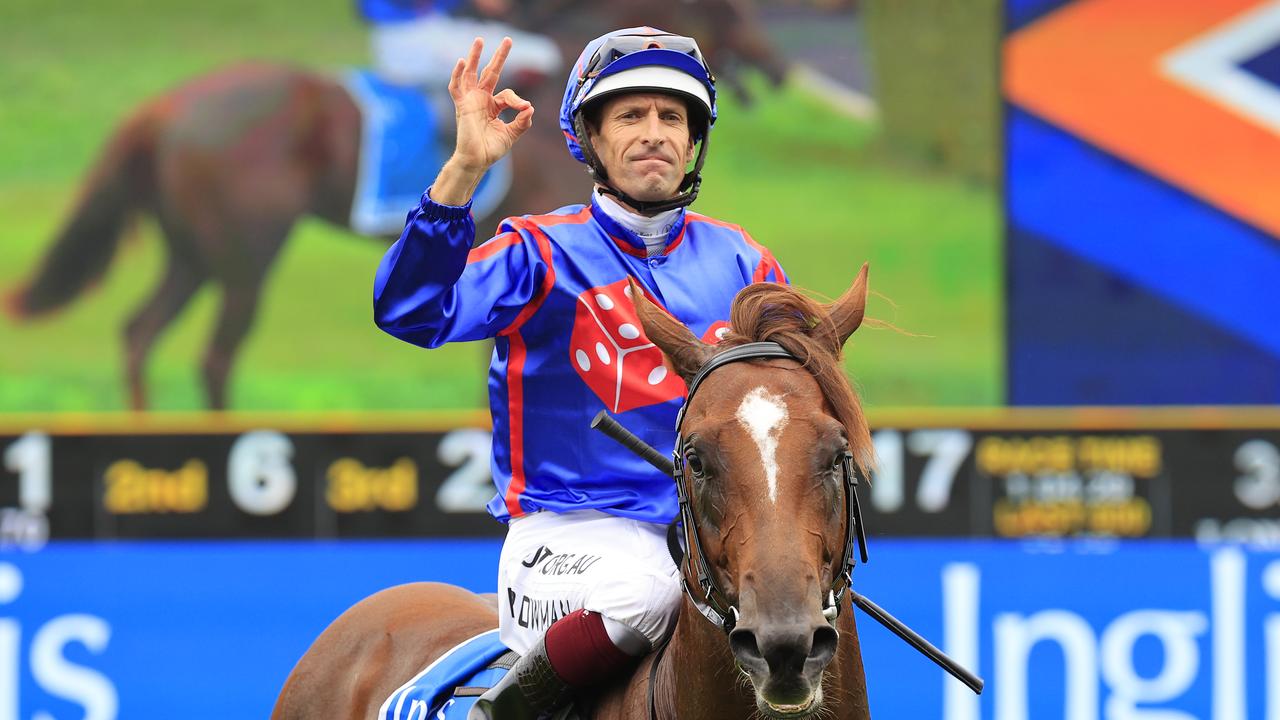 Hugh Bowman is chasing one more Group 1 win for the ton. Picture: Getty Images