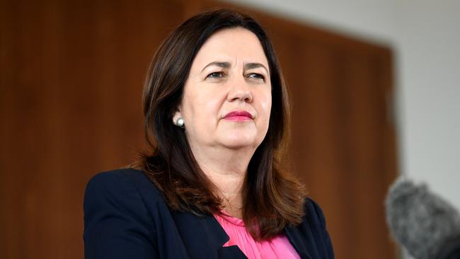 Queensland Premier Annastacia Palaszczuk said Queensland was well prepared for Cyclone Kimi. PICTURE: NCA NEWSWIRE/ DAN PELED