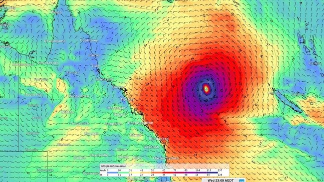 Tropical Cyclone could make severe impact south of Cairns next week. Picture: Weatherzone