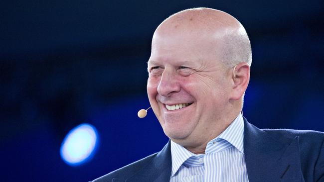 Pay cut for Goldman Sachs CEO David Solomon. Picture: Bloomberg