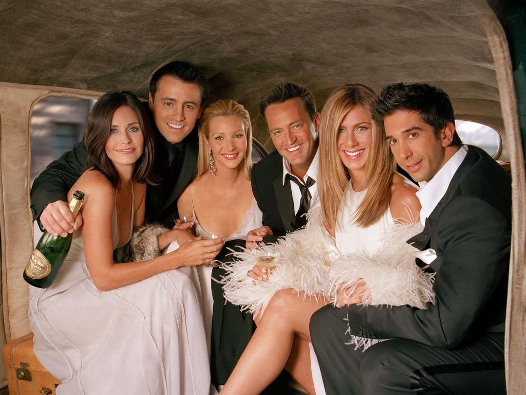 The stars of Friends in 2004.