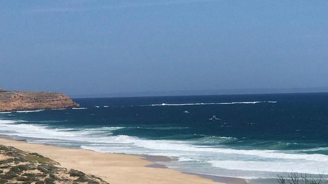 The sea off Innes National Park. Picture Chloe Bouras/10 News First