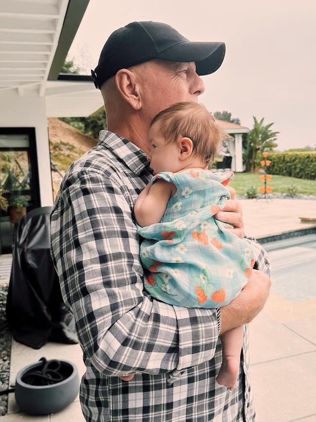 Louetta is Bruce Willis’ first grandchild.